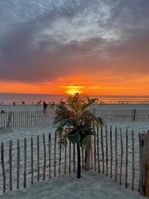 Les Obiones: Beachfront Studio with Sea View in Fort Mahon Plage Exterior photo